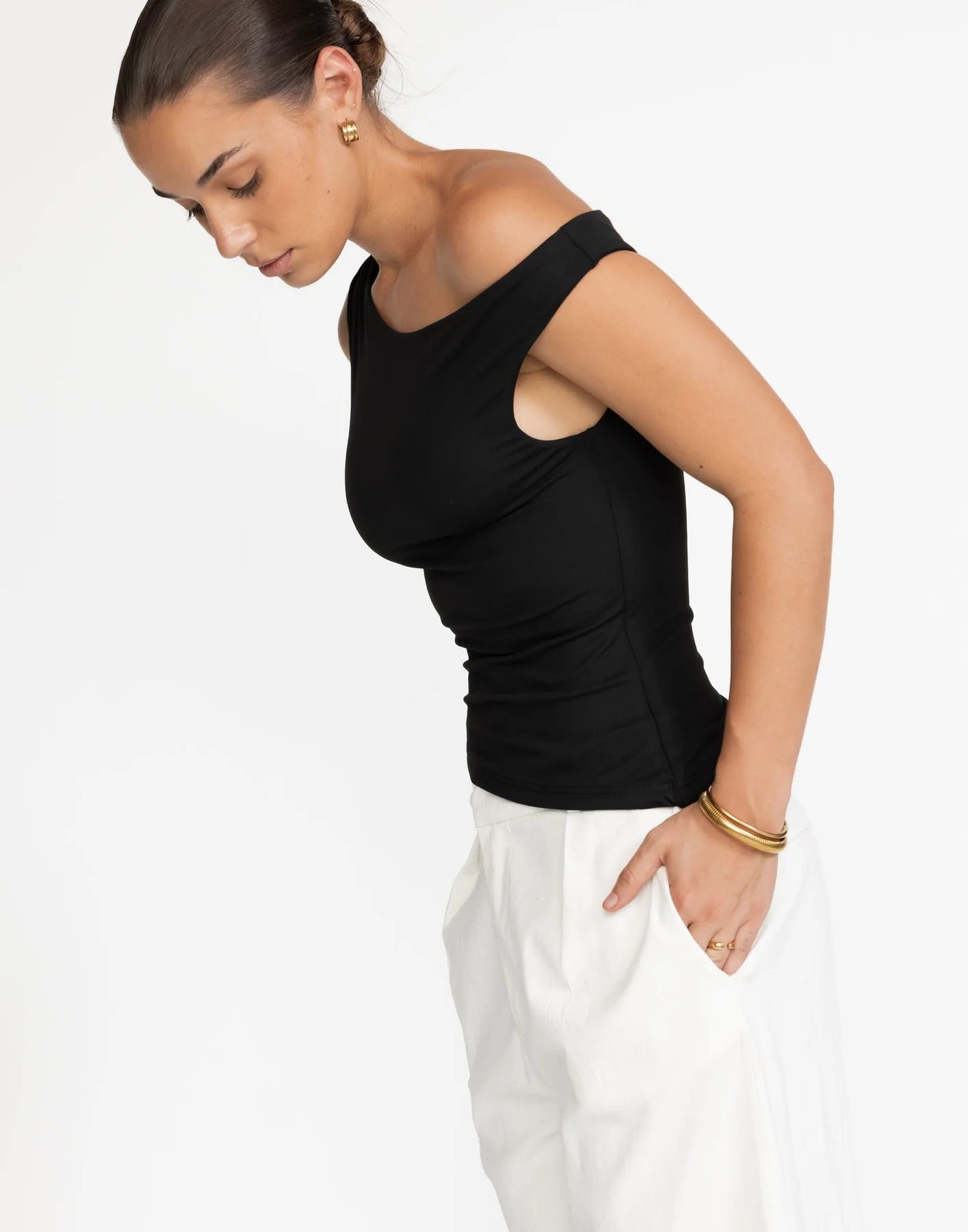 Blusa 'Frida' - Negro