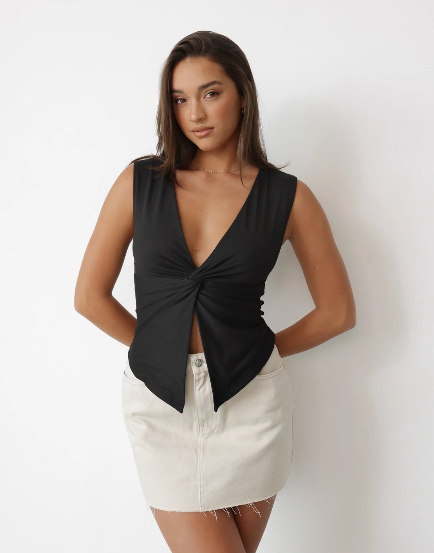 Blusa "Amelia" - Negro