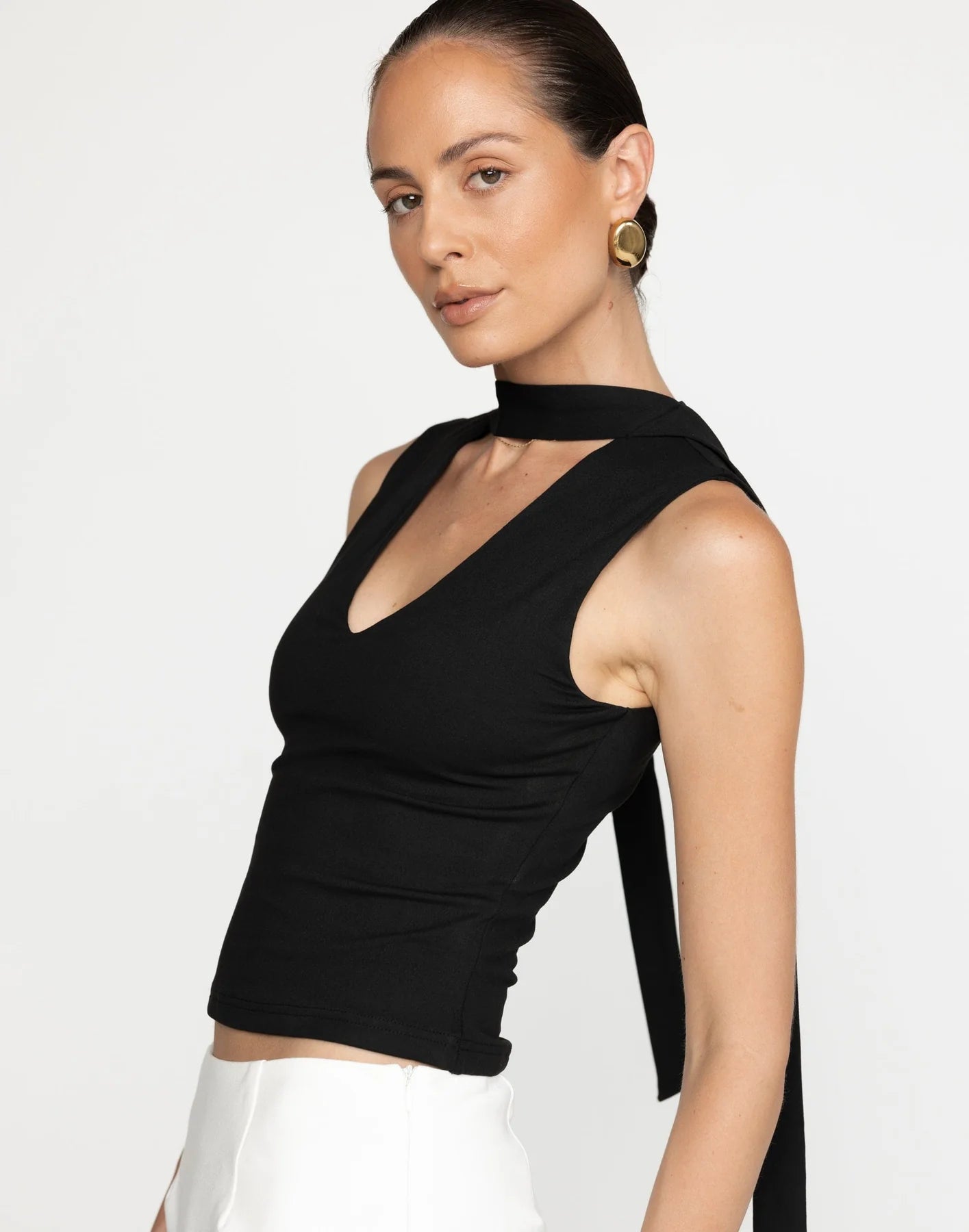 Blusa 'Vania' - Negro