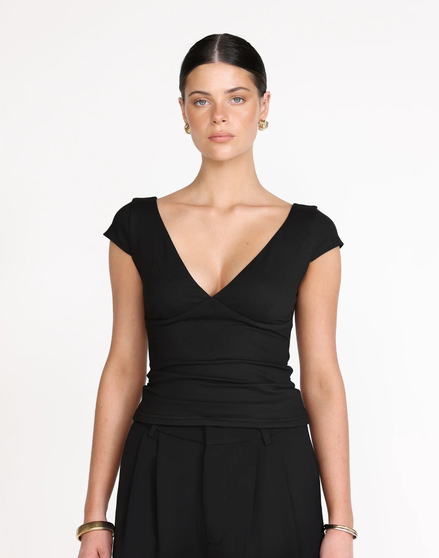 Blusa 'Lidia" - Negro