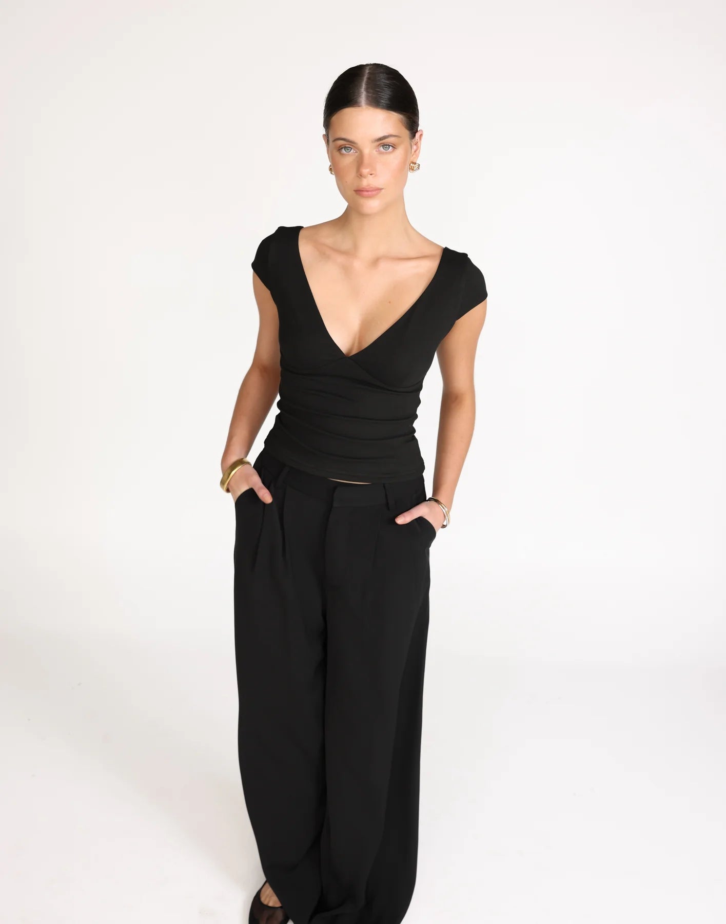 Blusa 'Lidia" - Negro