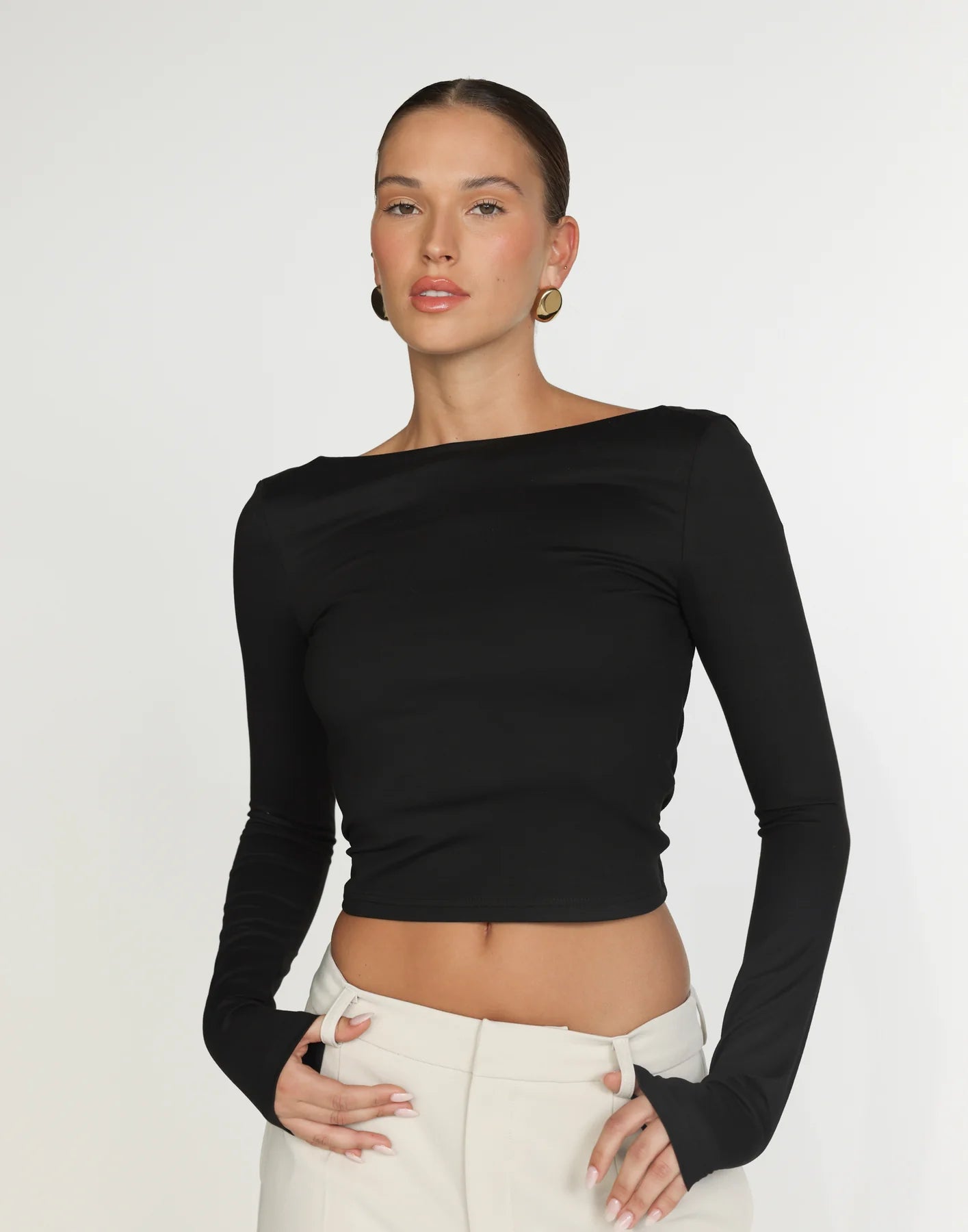 Blusa 'Alessandra' - Negro