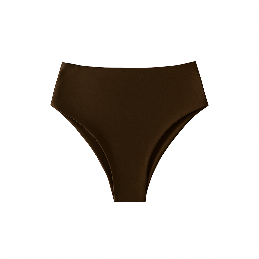 Bottom Básico Tiro Alto - Mocca