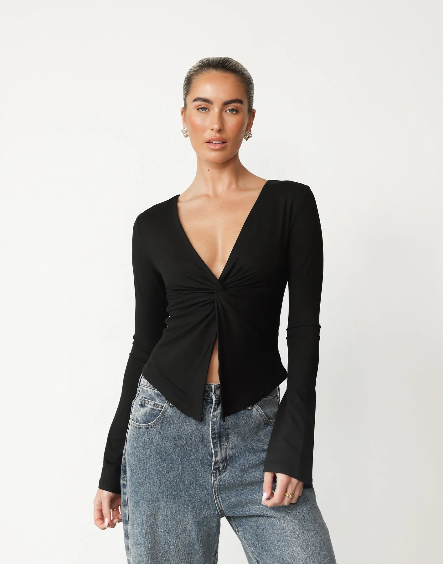 Blusa 'Chloe' - Negro