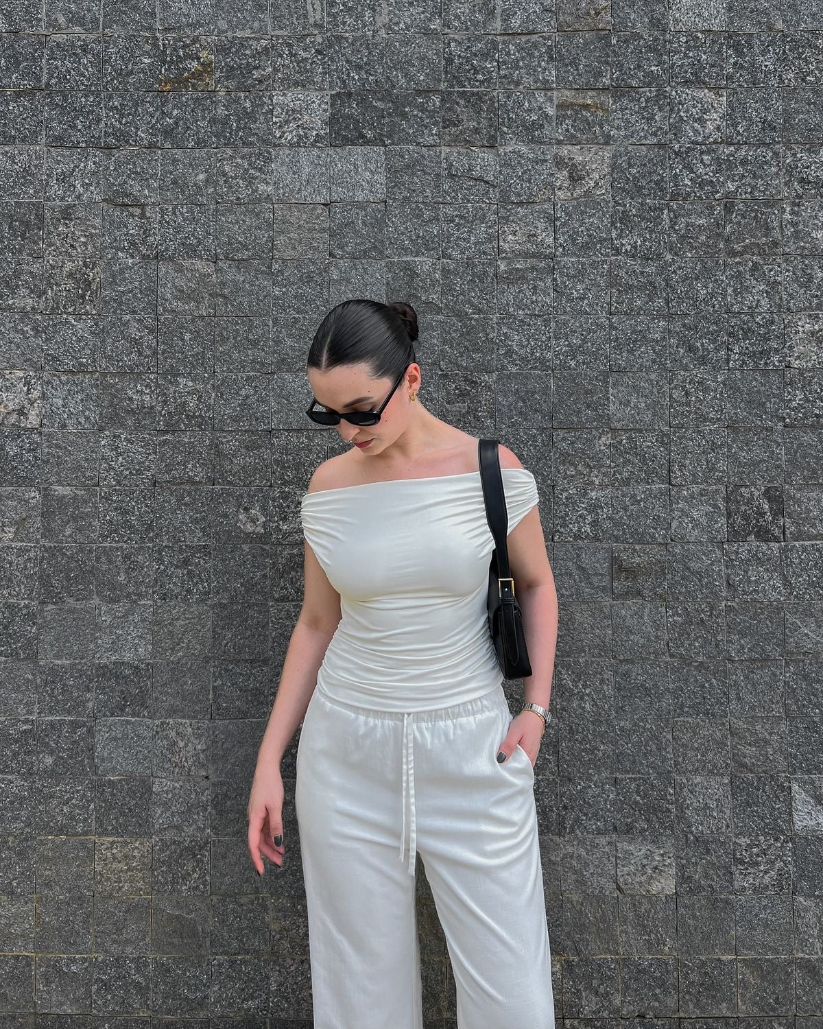 Blusa 'Abigail - Blanco