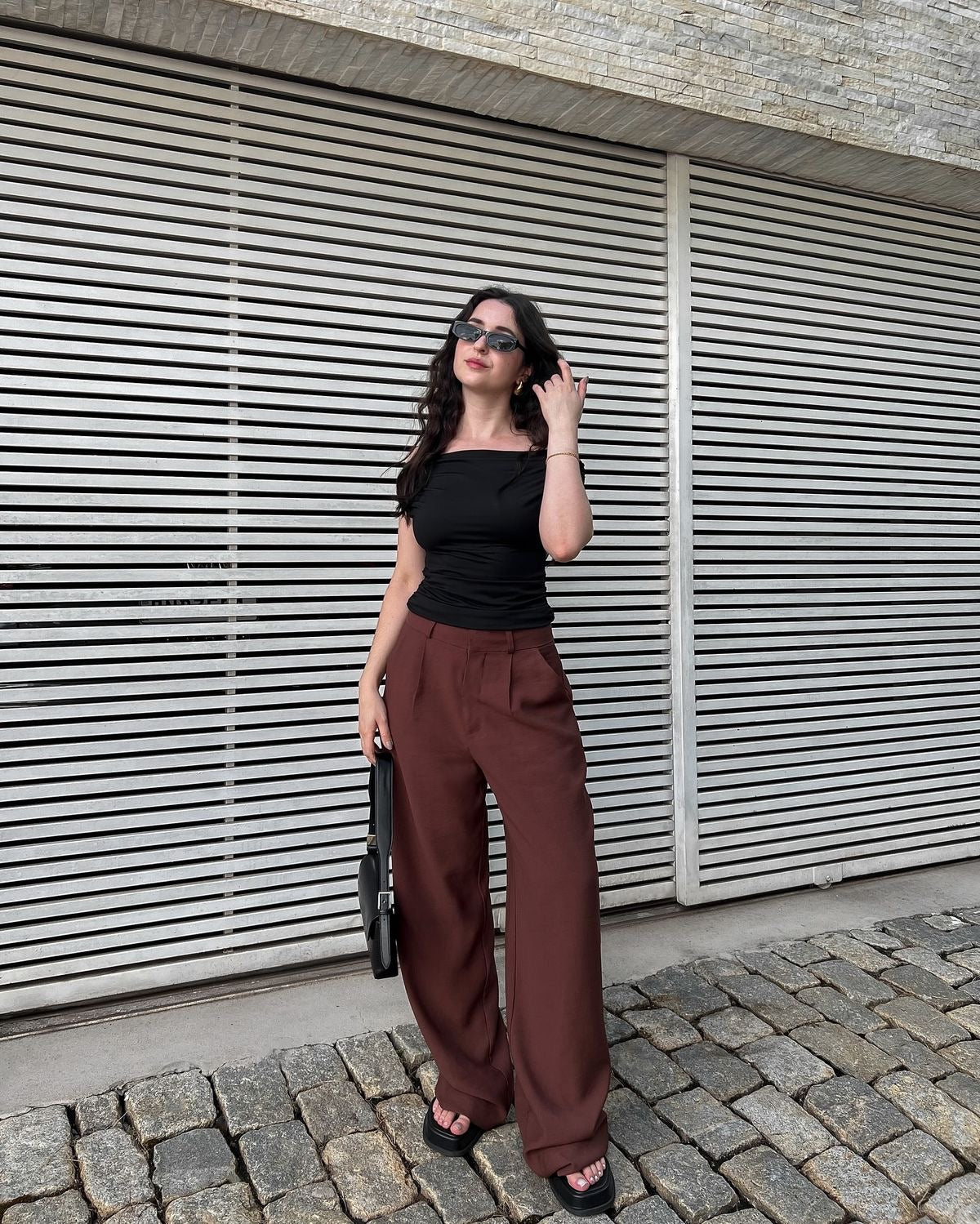 Blusa 'Abigail - Negro