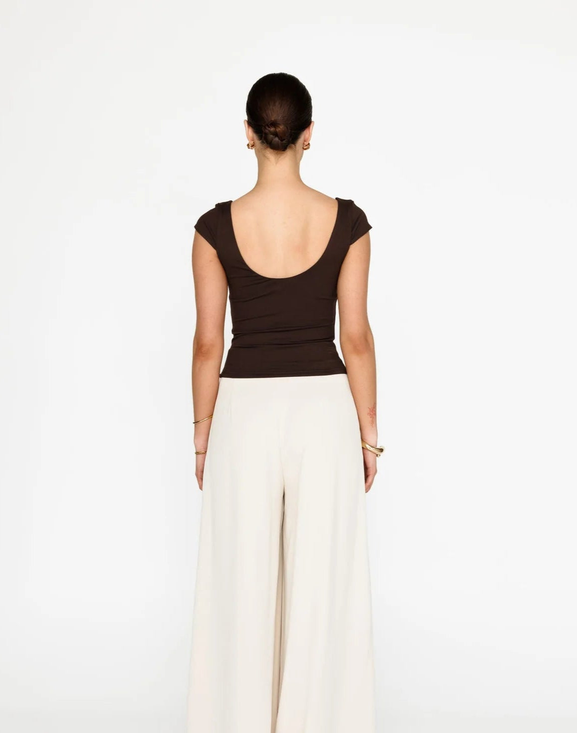 Blusa 'Lidia" - Mocca