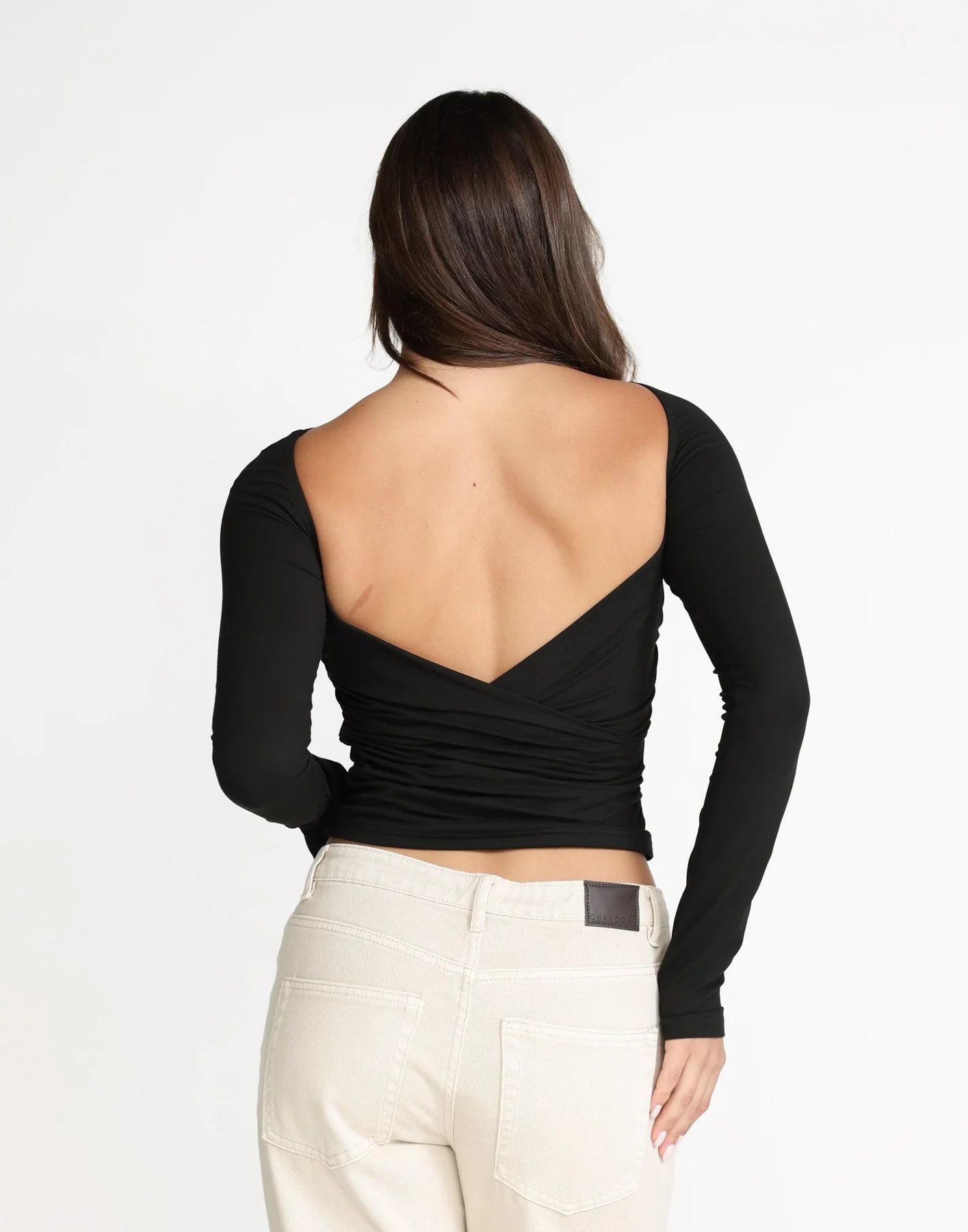 Blusa Manga Larga 'Ximena' - Negro