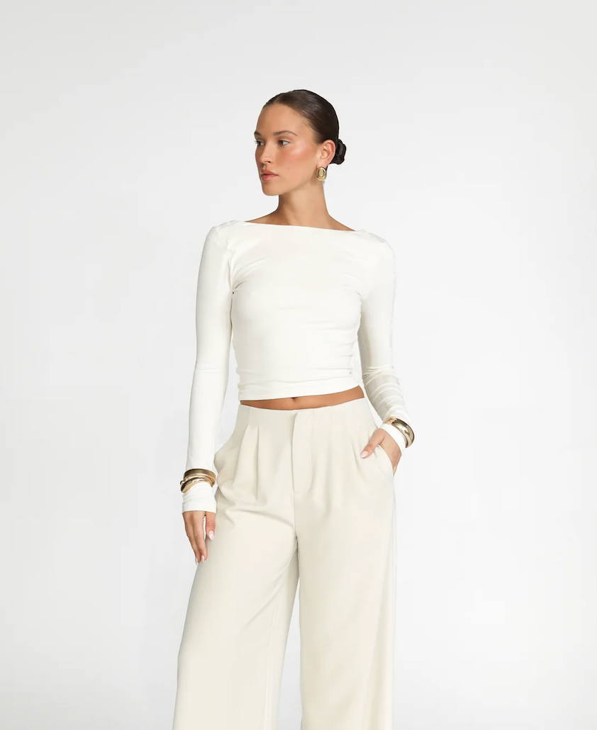 Blusa 'Alessandra' - Blanco