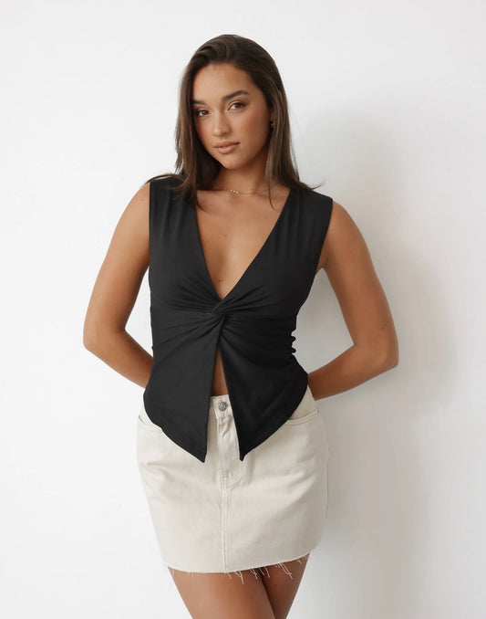 Blusa "Amelia" - Negro