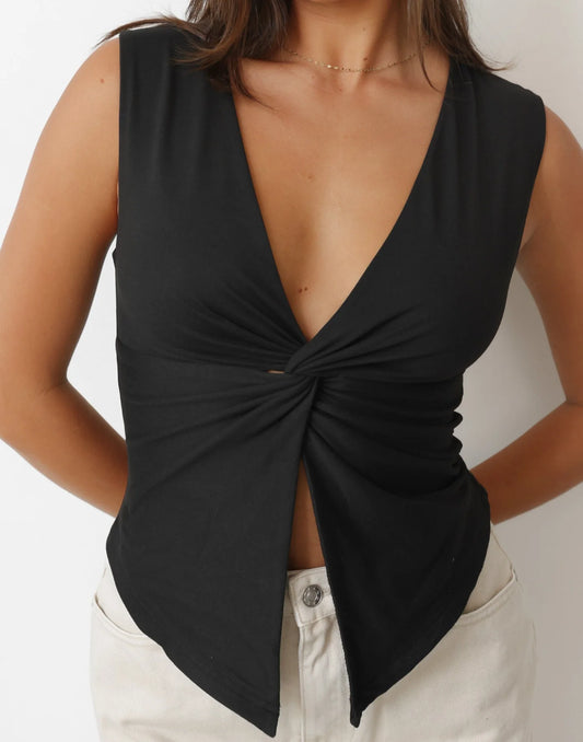 Blusa "Amelia" - Negro