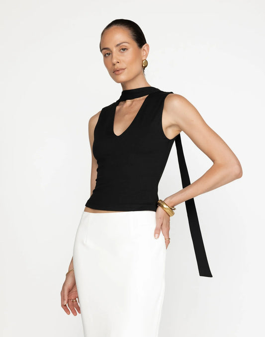 Blusa 'Vania' - Negro