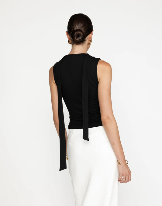 Blusa 'Vania' - Negro