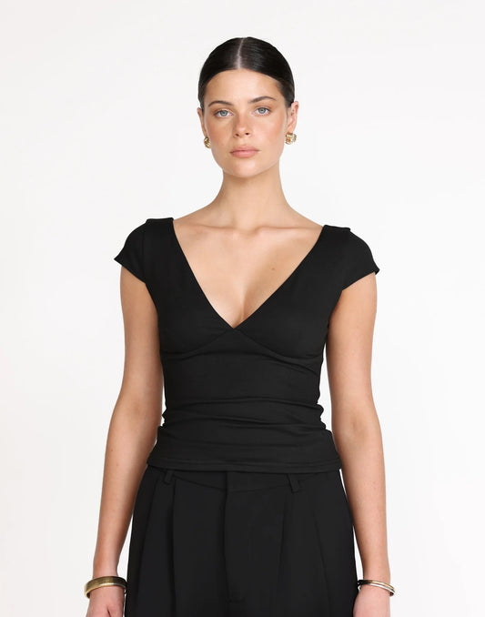 Blusa 'Lidia" - Negro