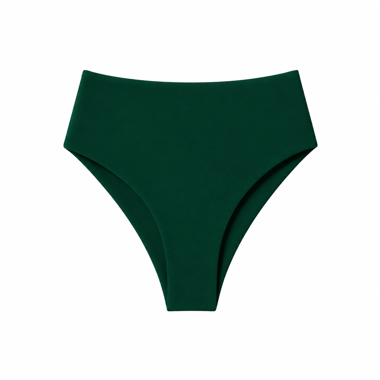 Bottom Básico Tiro Alto - Verde Botella