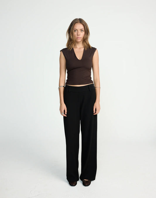 Blusa 'Regina' - Mocca