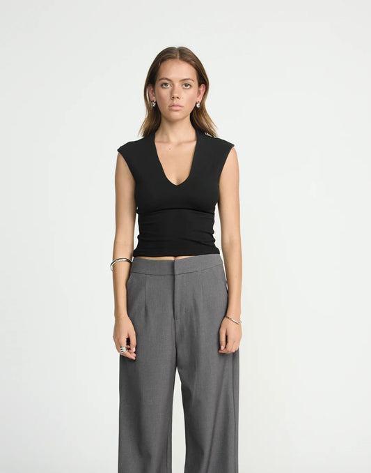 Blusa 'Regina' - Negro