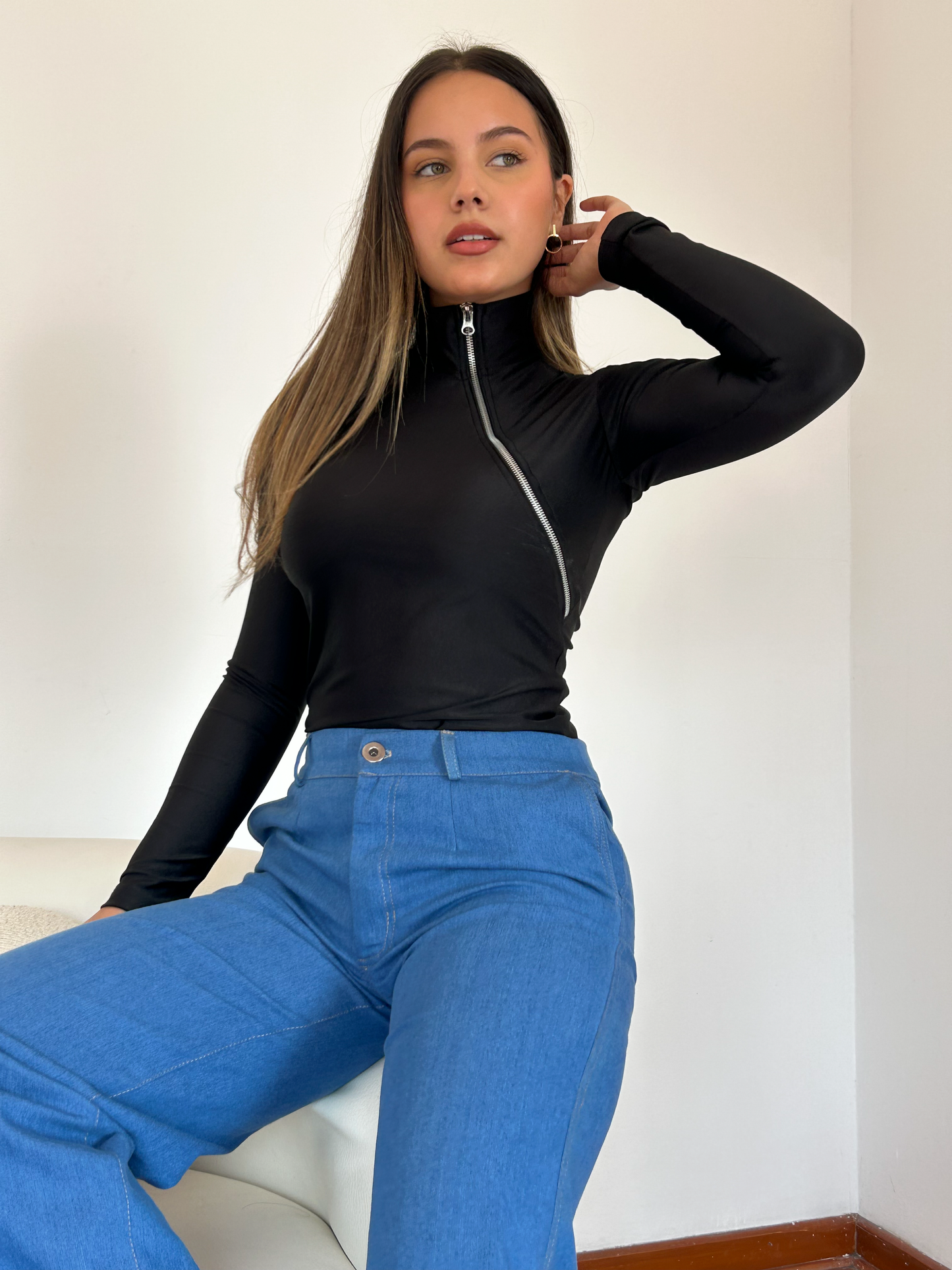 Cafarena con Cierre - Negro