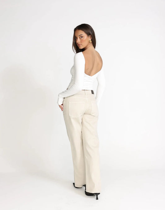 Blusa Manga Larga 'Ximena' - Blanco