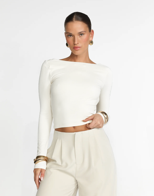 Blusa 'Alessandra' - Blanco