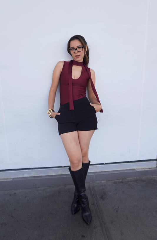 Body Escote 'U' - Vino