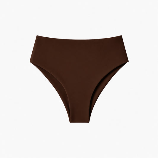Bottom Básico Tiro Alto - Chocolate