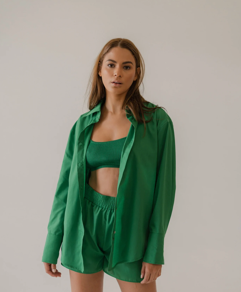 Camisa Oversize Verde